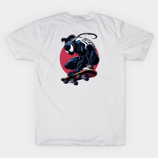 Unleash the Edge: Captivating Anti-Hero Skateboard Art Prints for a Modern and Rebellious Ride! T-Shirt